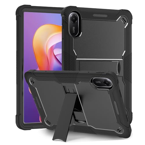 Vakarey Funda Tablet para Xiaomi Redmi Pad 2 11 Pulgadas 2025,para Redmi Pad 2 4G Funda Niños Antigolpes,Negro