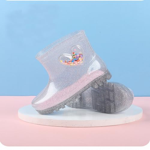 Toddler Kids Rain Boots Light Infant Boys Girls PVC Rain Boots Non Slip Shoes Outdoor Shoes Berry Boots3