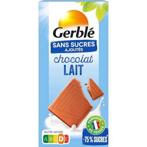 Gerblé Tablette Chocolat au Lait Sans Sucres 80g
