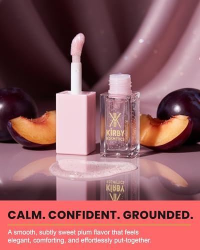 DivineDiva Lip Oil - TikTok-Viral Moisturizing & Hydrating High-Shine Lip Gloss with Hyaluronic, Coconut & Argan Oils - Vegan Lip Care for Soft, Plump, Konfident Lips (Plum Goddess) - Image 4