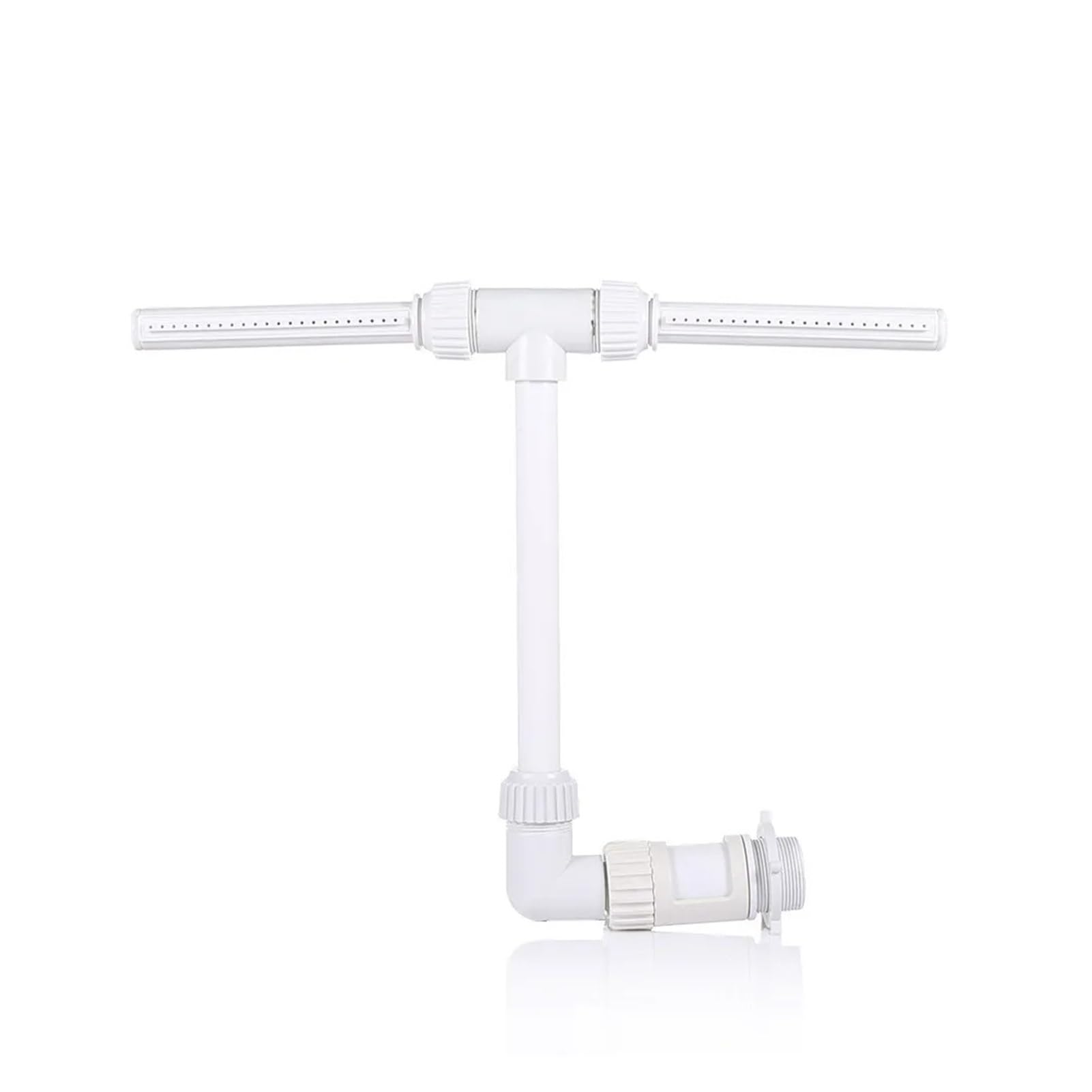 Swimming Pool Dual Spray Water Fountain Adjustable Waterfall Sprinkler with Bracket