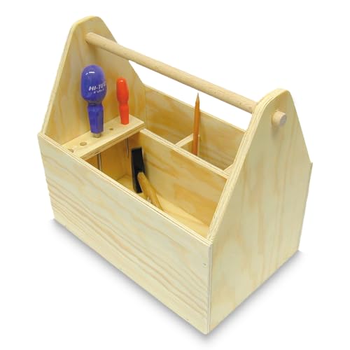 matches21 HOME & HOBBY Holz Werkzeugkiste DIY Bastelset für Kinder ab 12 Jahren