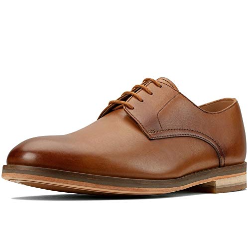 Image of Clarks Mens 26147800 Brown Uniform Dress Shoe