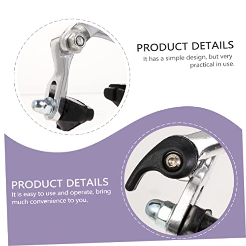 Besportble 1 Pair Bicycle Clamp Brake Clamp Front And Rear Brakes Cruiser Brake Set Disc Brakes Bike Road Bike Brake Caliper Bike Brake Clip Bike C Brake Bike Supplies Black Mechanical #TOP7