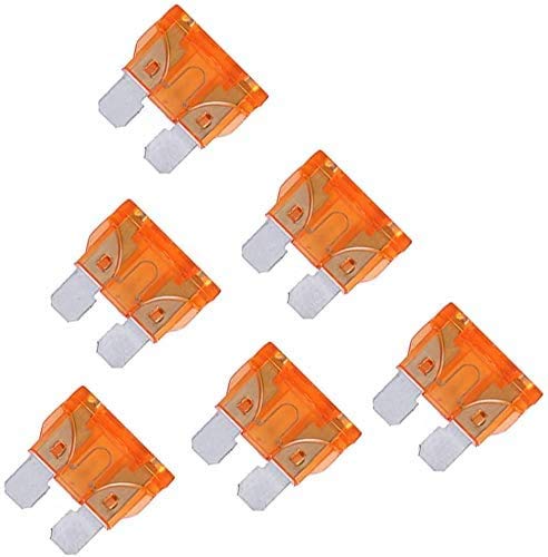 Miniatura 3 de Paquete de 100 fusibles automáticos de 5 amperios ATCATO estándar estándar de fusible regular 5A para automóvil, camión, barco, caravana