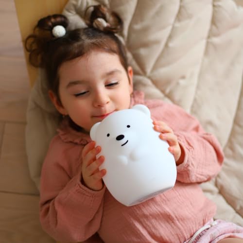 Nice Dream AMOL-PPD Bear Night Light For Kids, 9 Color Changing Baby Night Light With Remote&Timer, Rechargeable Animal Kids Night Lamp For Boys Girls Nursery Bedroom thumb #8