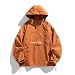 TYFRV Men's Spring and Autumn pullover jacket with casual patchwork hooded drawstring jac…