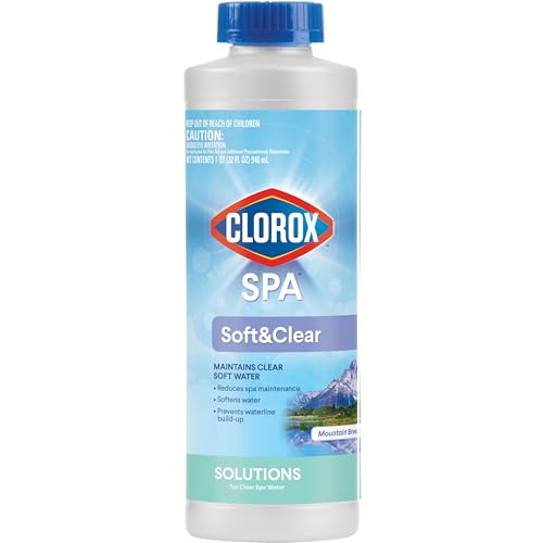 Clorox Pool&Spa Soft&Clear Maintains Clear Soft Water Reduces Spa Maintenance 32 Ounces (Pack of 1)