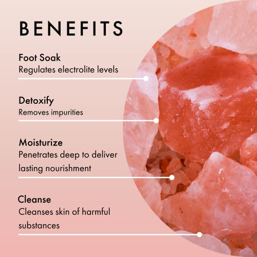 Pink Himalayan Bath Salt with Rose Petals -100% Natural Aromatherapy and Relaxation - Ylang Ylang Grapefruit Essential Oil Bath Salts for Women Relaxing-Cruelty-Free Cleanse Revitalize & Soothes Skin - Image 3