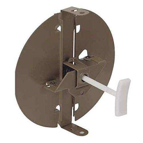 ZORO SELECT Snap-On Control Damper, 10" Duct Dia.