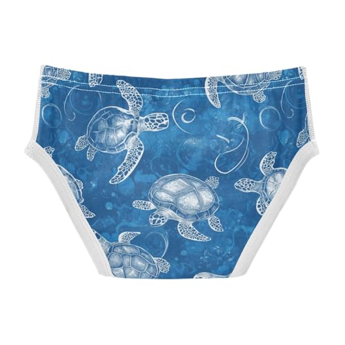 Wusikd Turtle Boys' Underwear Cotton Shell Boys Briefs Soft Toddler Underwear 2T2