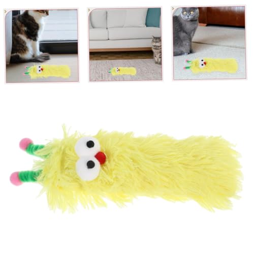 Image of Cat Toy, Cat Toys Interactive for Indoor Cats, Pet Accessories Ideal for Kitten Training, Indoor Entertainment and Leisure Play (Yellow)