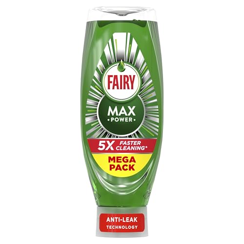 Fairy Max Power Washing Up Liquid 730ML Easy and Effortless Cleaning Even On Your Greasiest Pots and Pans