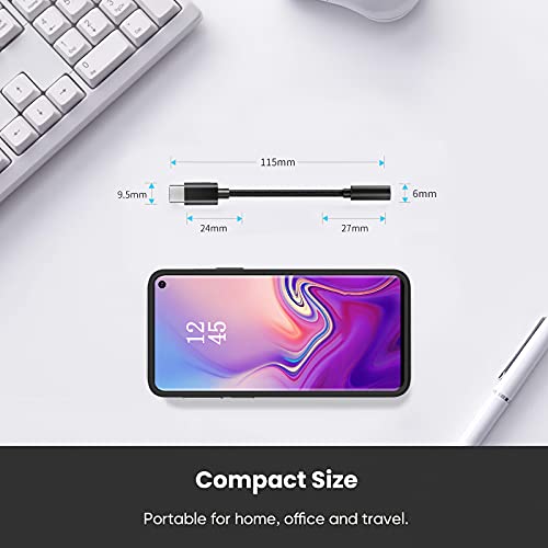 【2 Pack】 Usb Type C To 3.5Mm Audio Adapter, Usb C To Aux Audio Dongle Cable Cord, Usb Type C To 3.5Mm Female Headphone Jack Adapter For Pixel 4 3 2 Xl Samsung S21 Ultra S20+ Note 20 S9 Plus Ipad Pro #TOP4