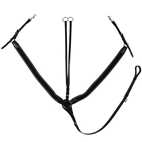 Epplejeck Collier de Chasse Brighton  - Noir-argenté - Cheval