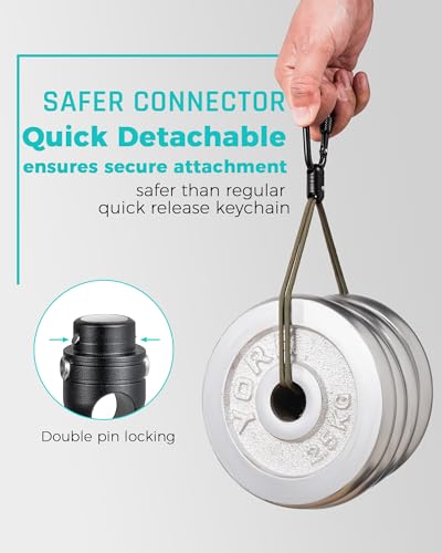 Image of TISUR Magnetic Quick Release Carabiner Keychain,Detachable Key Chain Rings
