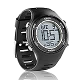 EZON Digital Sport Watch for Outdoor Running with Countdown Timer and Stopwatch Waterproof Mens Black Watch Black L008A11