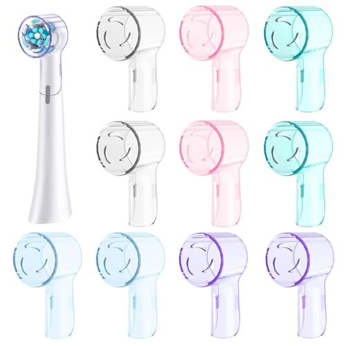 Capa de escova de dentes de 10 peças, proteção à prova de pó e germes para oral B & iO para viagens e uso doméstico