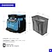 Titan by Arctic Zone Deep Freeze Cooler - 16 Can Zipperless Hardbody Cooler with Deep Freeze Insulation, HardBody Liner, and SmartShelf - Process Blue