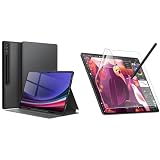 JETech pour Samsung Galaxy Tab S10 Ultra/Tab S9 Ultra 14,6 Pouces Coque avec S Pen Porte-Stylet et Protection D'écran en Papier Groupe