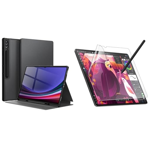 Funda Slim Folio JETech para Samsung Galaxy Tab S10 Ultra para Estudiar y Diseñar sin Reflejos