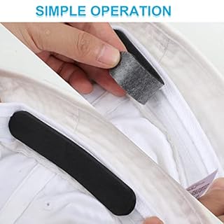 45PCS Hat Size Tape, Hat Size Reducer, Foam Reducing Tape for Hats Caps Sweatband(Black and White)