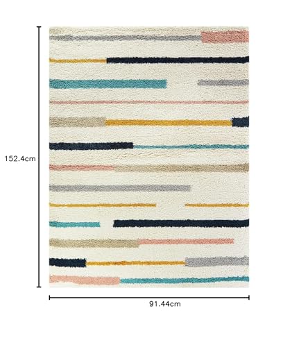 Image of Carpet for Living Room 3x5 feet Anti Skid Rug Colour Multy