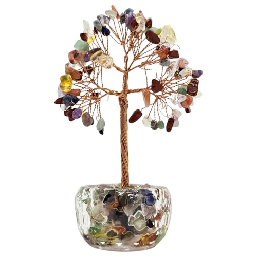 Aisamco Chakra guérison Cristal Arbre de Vie, Cristaux et Pierres de guérison, Arbres bonsaï Faits à la Main, énergie Positive, Richesse, Bonne Chance, décor de Bureau à Domicile (Multicolore) Aisamco Chakra guérison Cristal Arbre de Vie, Cristaux et Pierres de guérison, Arbres bonsaï Faits à la Main, énergie Positive, Richesse, Bonne Chance, décor de Bureau à Domicile (Multicolore)