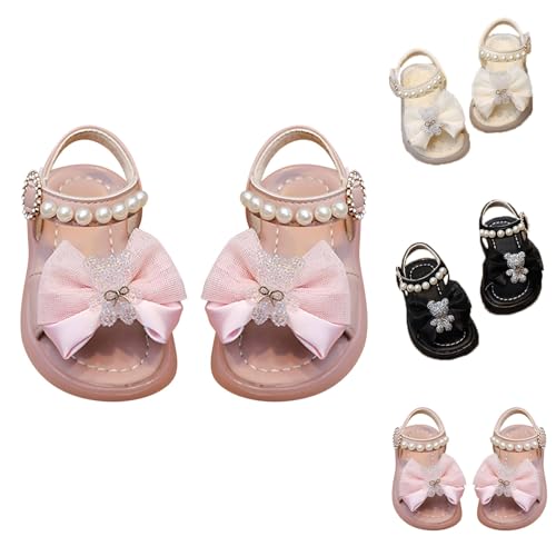 Girls Sandals Summer For Children Wearing Beach Shoes Pearl Soft Sole Girl Shoes2
