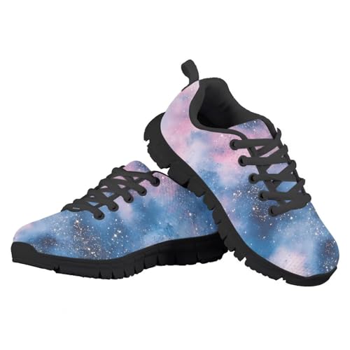 Pink Marble Kids Slip on Shoes Size 4 Girls 3-10 Years Old Toddler Sneakers Lightweight Easy Carry for Travel Comfortable Children to Adapt Different Environments Activities Black4