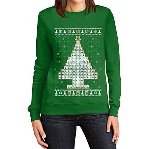 Shirtgeil Albero della Chimica di Natale Ugly