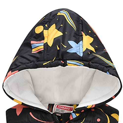 New Year Dress Snowsuit Toddler Boy Girl Winter Sleeveless Cartoon Print Coat Hooded Jacket Thicken Windproof3