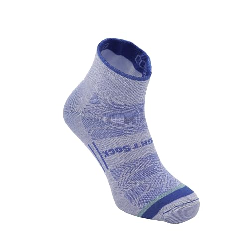 Wrightsock Coolmesh ll Qrt Serenity Blue S evita rozaduras y pies calientes