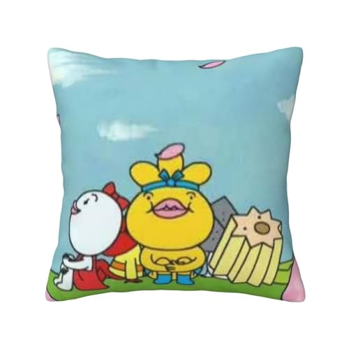 おでんくん (17) ッションカバー 抱き枕カバー 装飾枕カバー 座布団カバー グッズ ギフト アニメグッズ 着脱簡単 洗える ソファ背当て 両面プリント かわいい おしゃれ 車やソファー 30x30cm