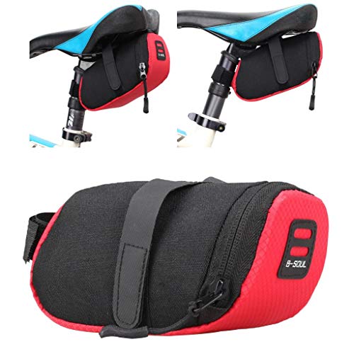 Baoblaze Bolsa para selim de bicicleta, impermeável, para embaixo do assento, bolsa de ferramentas,