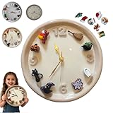 wall clocks online canada Perfect for Any Space:Whether in your living room,kitchen,bedroom,or home office,this battery-operated wall clock(no battery adds a touch of creativity while maintaining accurate time,enhancing your home's aesthetic appeal