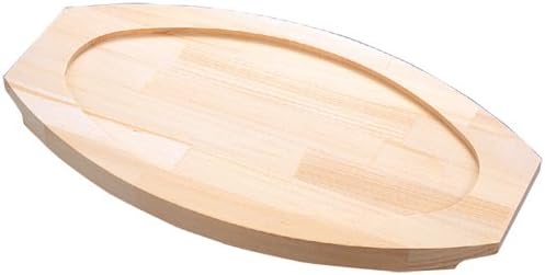 Oval Gratin Dish, Wooden Stand, 19.7 x 11.4 inches (500 x 290 mm) #9