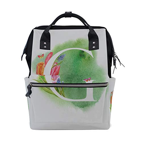 Eglish Buchstabe G Einzigartiges Design Große Kapazität Wickeltaschen Mama Rucksack Multi Funktionen Windel Wickeltasche Tote Handtasche Für Kinder