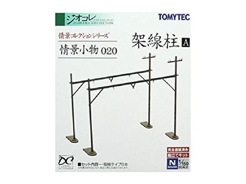 Mât de déconnexion double coulissante TomyTEC pour compléter vos décors de gares de tri