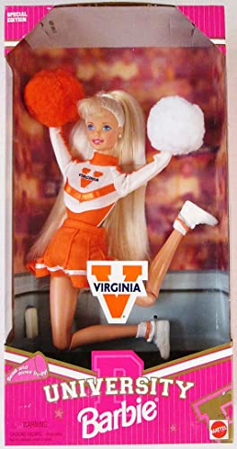 Barbie University Virginia Cheerleader Doll miniatura 1