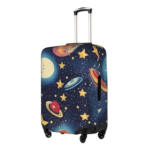Starry Sky Universe Space Tsa Approved Luggage Cover For 18-32 Inch Suitcases Scratch-Resistant Stretch Luggage Cover2