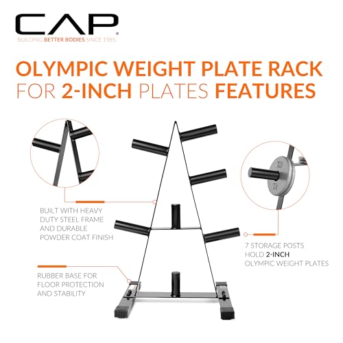 CAP Barbell Olympic 2-Inch Plate Rack