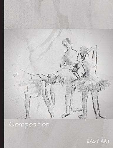 Composition book: Balerina, Collage Ruled