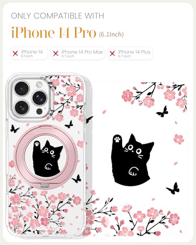 Coque iPhone 14 Pro avec support anneau et compatibilité MagSafe intégrée - 2