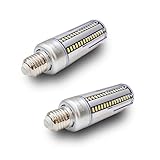 25W Super Bright LED Corn Bulb, Brighter Than 200W Incandescent Bulb, E26 E27 2000lm 6500K Daylight for Home, Garage, Factory (2 Pack)