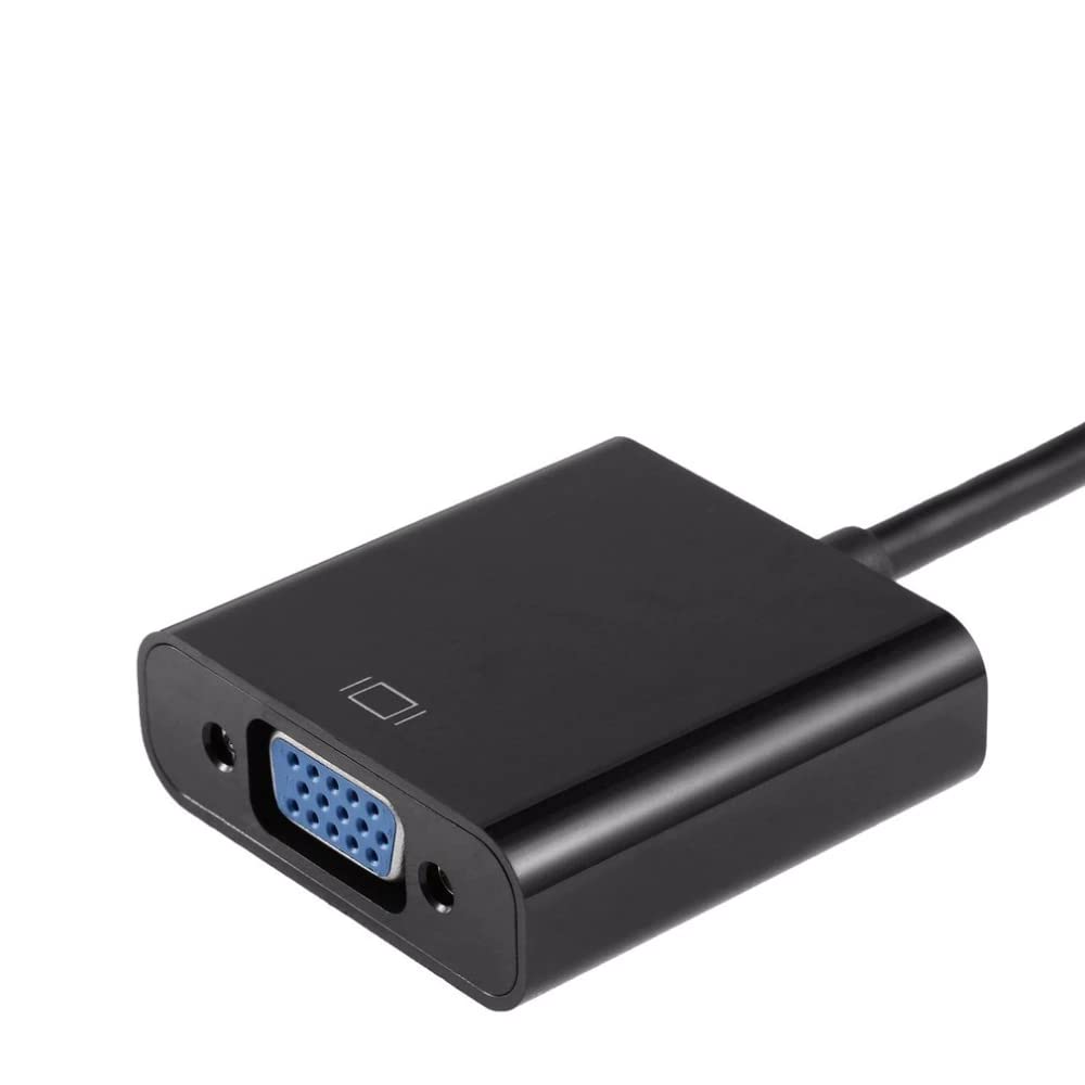 Retoo DVI - Convertitore VGA da 26 cm, da DVI-D 24+1 a VGA, supporta 1920 x 1200, 1080p 60Hz, adattatore VGA, connettore DVI e VGA, da digitale ad analogico, per PC, schede grafiche, giochi, laptop