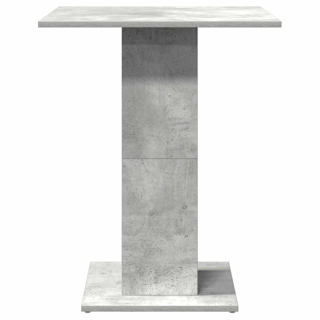 Stół bistro betonowy szary 60 x 60 x 75 cm materiał drewnopochodny