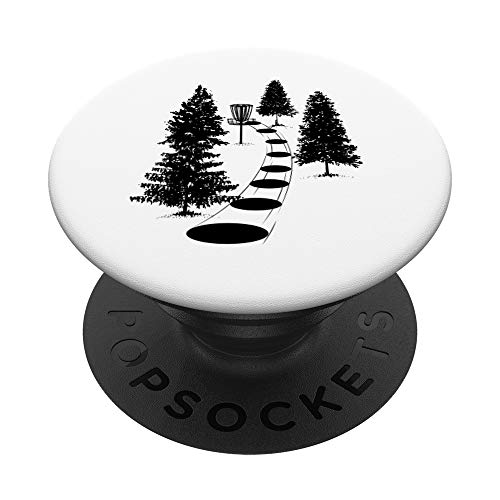 Disc Golf Into The Woods | Cute Game Gift PopSockets mit austauschbarem PopGrip