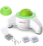 FOUR E'S SCIENTIFIC Mini Vortex Mixer - Lab Vortex Shaker with Extra Silicone Cap & 300 pcs 7/32 in Mixing Balls, 5600 RPM, for Acrylic Miniature Hobby Model Paints, Green