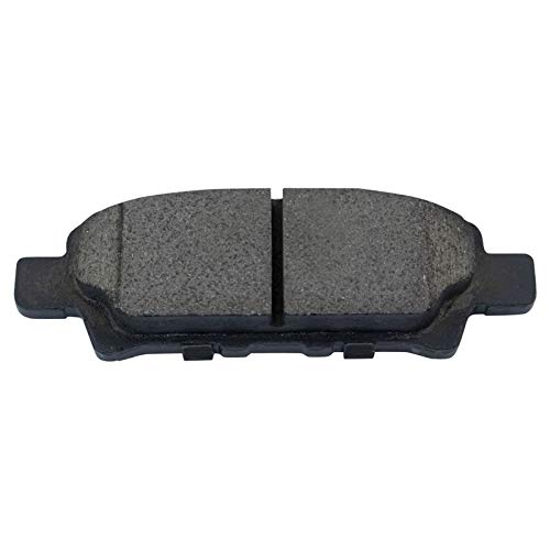 Image of TRQ Rear Brake Pad and Rotor Set Ceramic Coated Rotors Calipers Compatible with 2011-2014 Chrysler 200 2007-2010 Sebring 2008-2014 Dodge Avenger 2007-2017 Jeep Compass Patriot